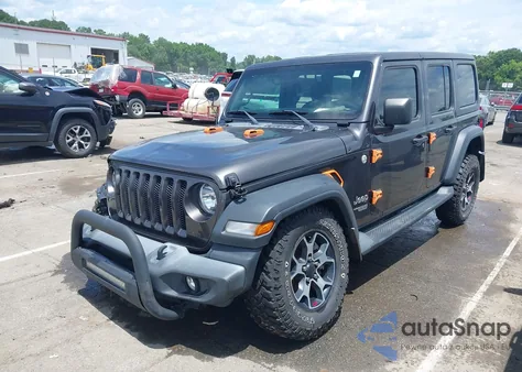 2019 Jeep Wrangler Unlimited Sport S 4X4 из США, поврежденный, VIN 1C4HJXDN4KW577273
